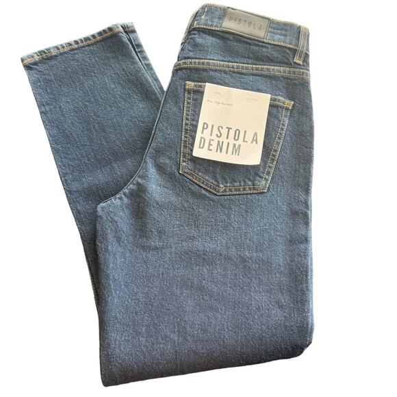 New ~ PISTOLA DENIM ~ ~ Nico High Rise Straight Leg Mom Jeans Size 27 - Picture 4 of 4